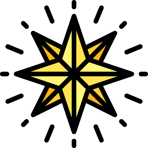 star Generic Outline Color Icône