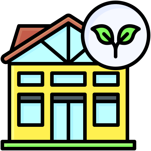 Green House Generic Outline Color icon
