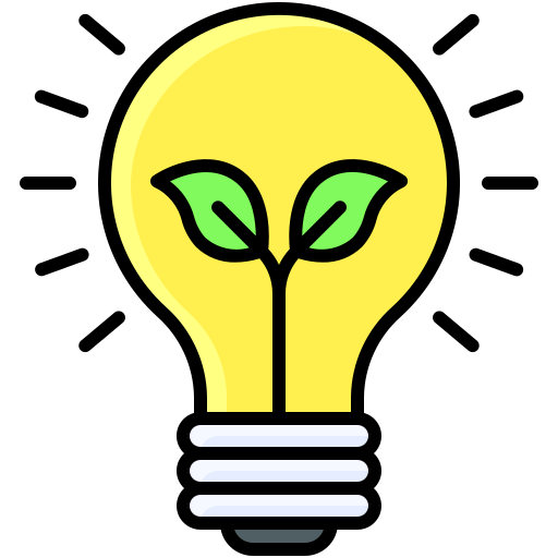 lâmpada ecológica Generic Outline Color Ícone
