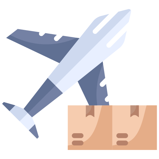 przesyłka lotnicza Generic Flat ikona