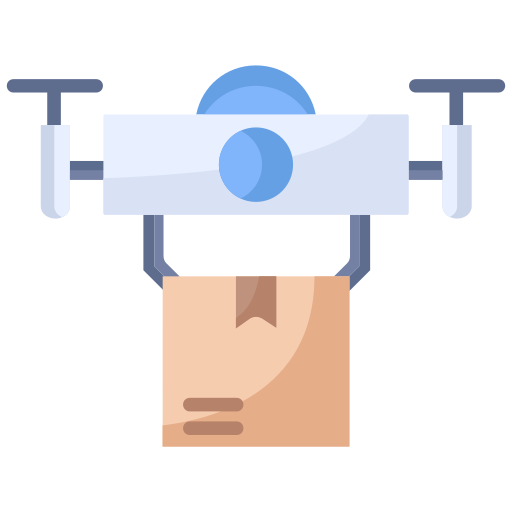 dostawa dronem Generic Flat ikona