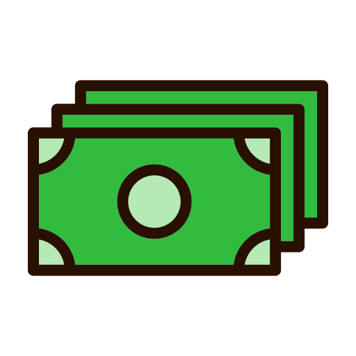 dinero Generic Outline Color icono