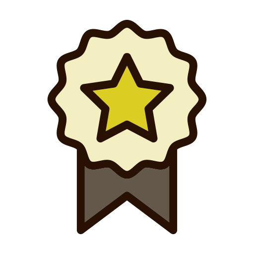 Badge Generic Outline Color icon