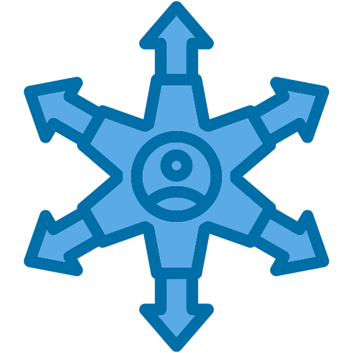분포 Generic Blue icon
