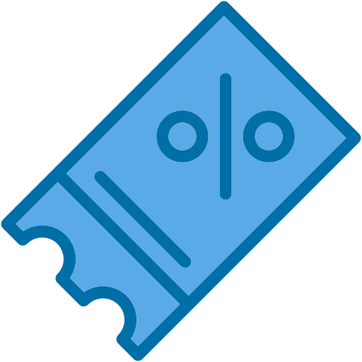 descuento Generic Blue icono