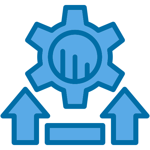 Reduction Generic Blue icon