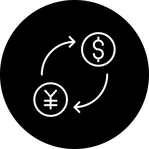 wisselkoers Generic Glyph icoon