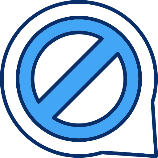 geweigerd Generic Blue icoon