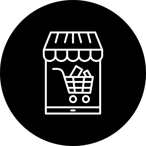 las compras en línea Generic Glyph icono