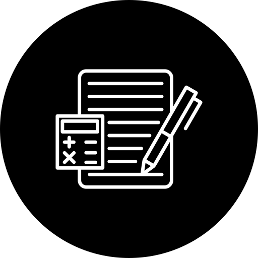 Accounting Generic Glyph icon
