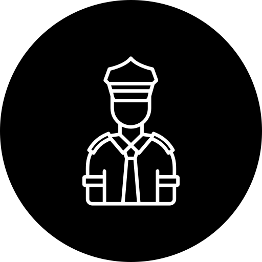 Police Generic Glyph icon
