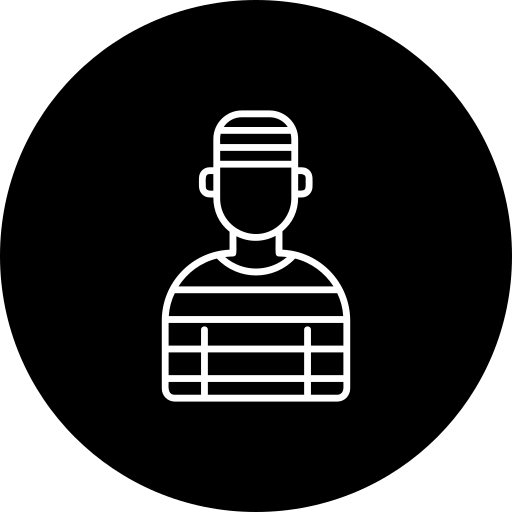 Prisoner Generic Glyph icon