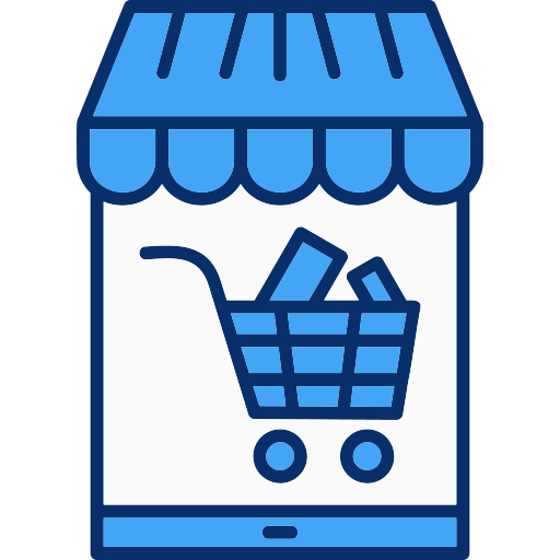online winkelen Generic Blue icoon