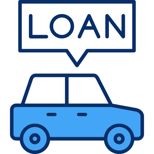 car loan Generic Blue Ícone