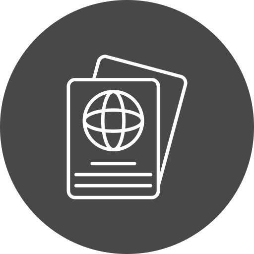 pasaporte Generic Flat icono