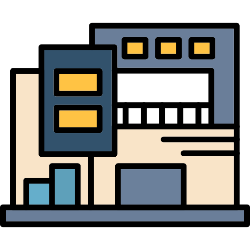 Big house Generic Outline Color icon