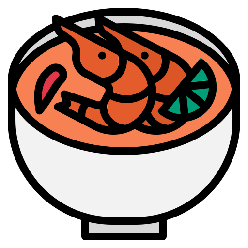 tom yum goong Generic Outline Color icon