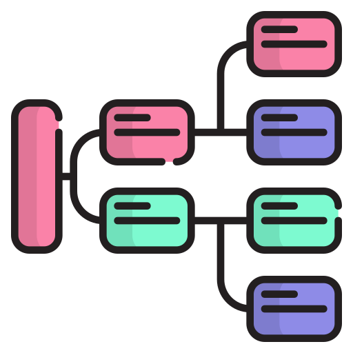 diagram Generic Outline Color ikona