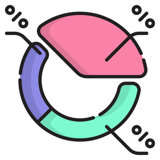 percentuale Generic Outline Color icona