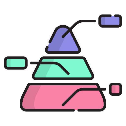 피라미드 Generic Outline Color icon