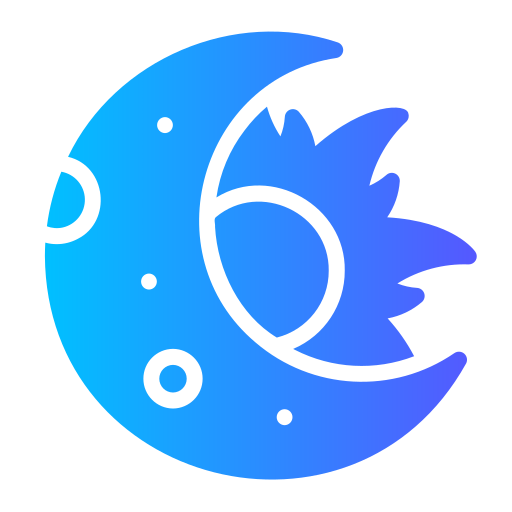 日食 Generic Flat Gradient icon