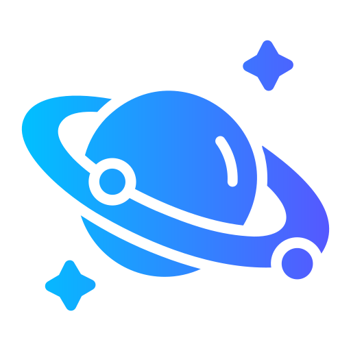 宇宙 Generic Flat Gradient icon
