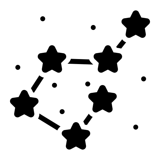 constelações Generic Glyph Ícone