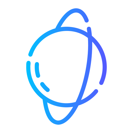 neptunus Generic Detailed Outline icoon