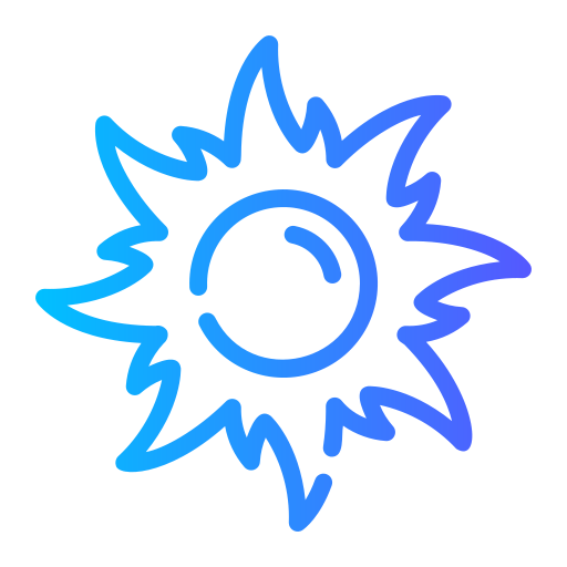 słońce Generic Detailed Outline ikona