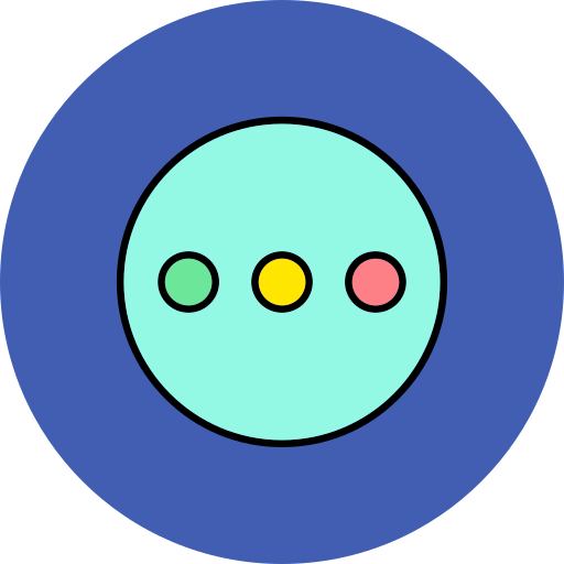 Ellipsis Generic Outline Color icon