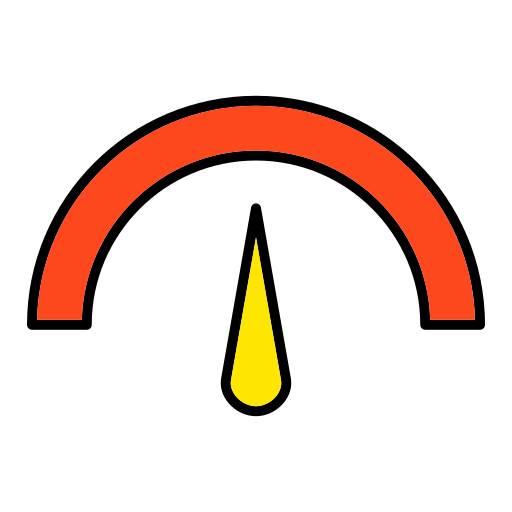 gauge Generic Outline Color icon