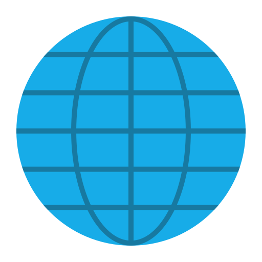 wereldbol Generic Flat icoon