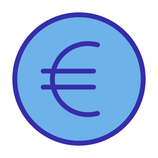 moneta Generic Blue icona