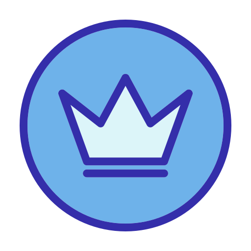 왕관 Generic Blue icon