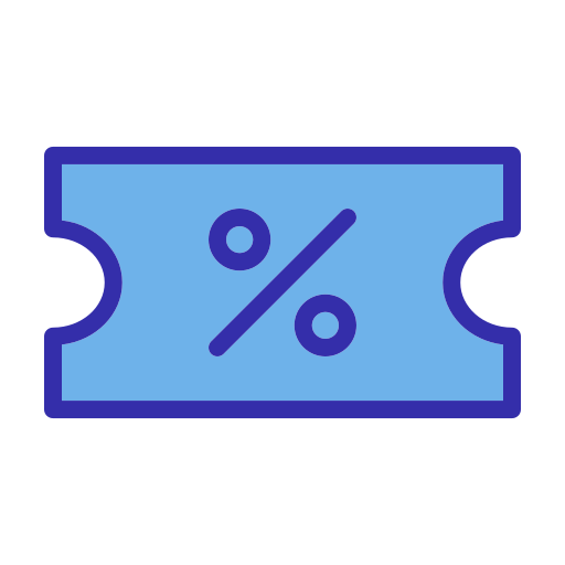 クーポン Generic Blue icon