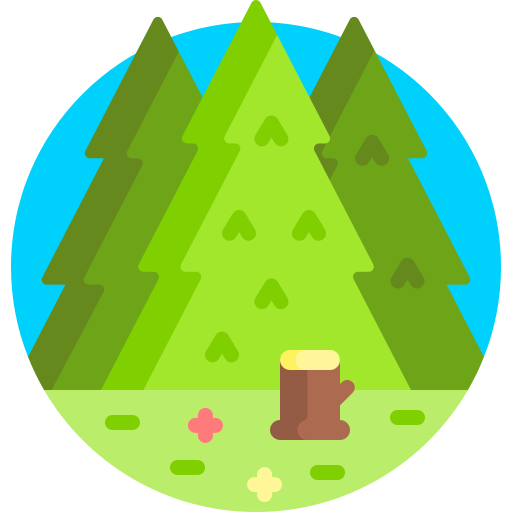 лес Detailed Flat Circular Flat иконка