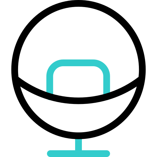 Chair Basic Accent Outline icon