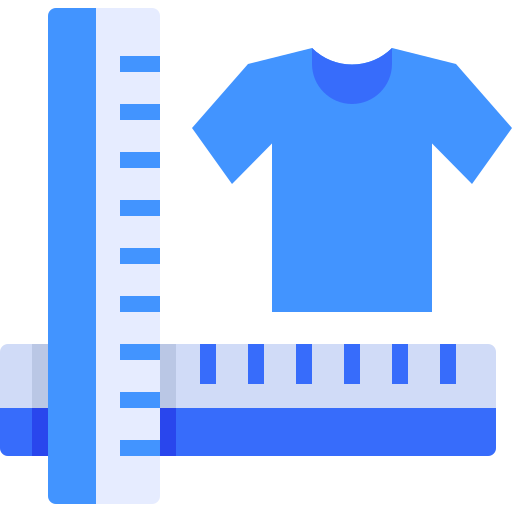 Size guide Generic Blue icon