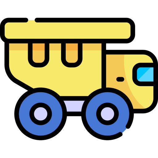Truck Kawaii Lineal color icon