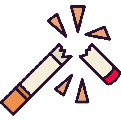 Broken cigarette Generic Outline Color icon