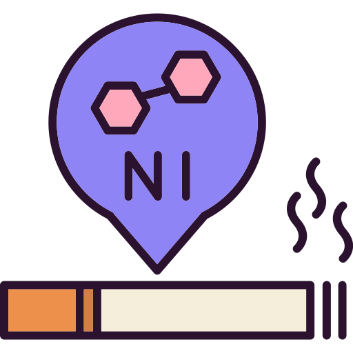 Nicotina Generic Outline Color icono