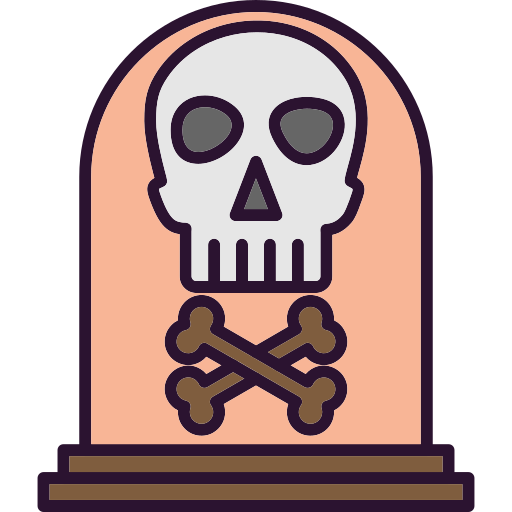 Death Generic Outline Color icon
