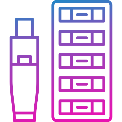 nicotine-inhalator Generic Gradient icoon