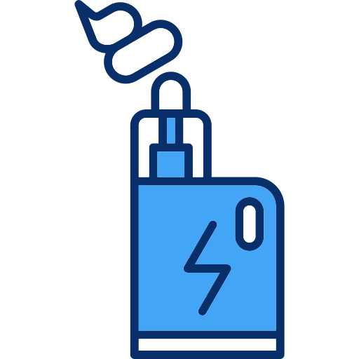 Puro electrónico Generic Blue icono