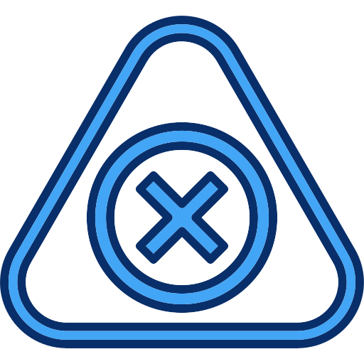 perjudicial Generic Blue icono