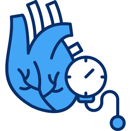 Blood pressure Generic Blue icon