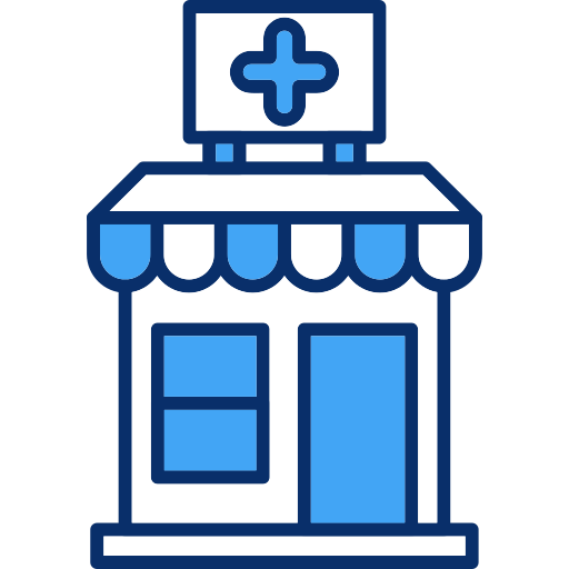 Clinic Generic Blue icon