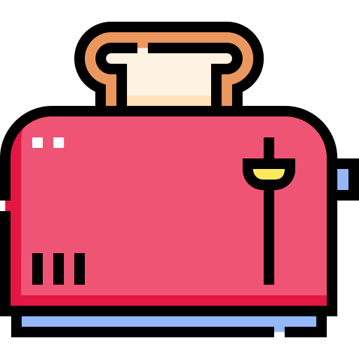 Toaster Detailed Straight Lineal color icon