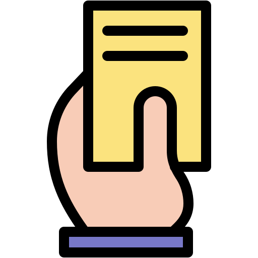 Желтая карточка Generic Outline Color иконка