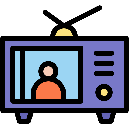 telewizory Generic Outline Color ikona